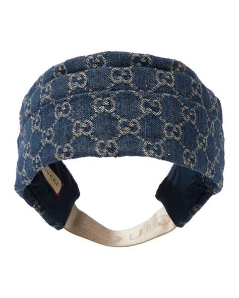 gucci headband women's|gucci denim headband.